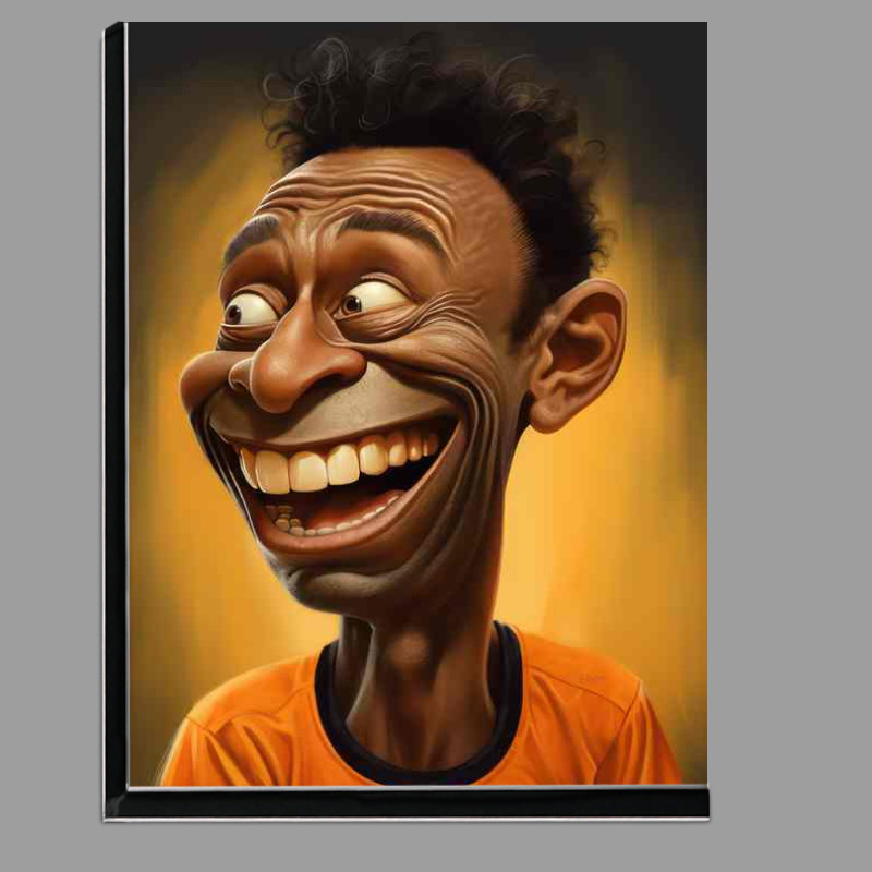 Buy Di-Bond : (Caricature of Pele the footballer)