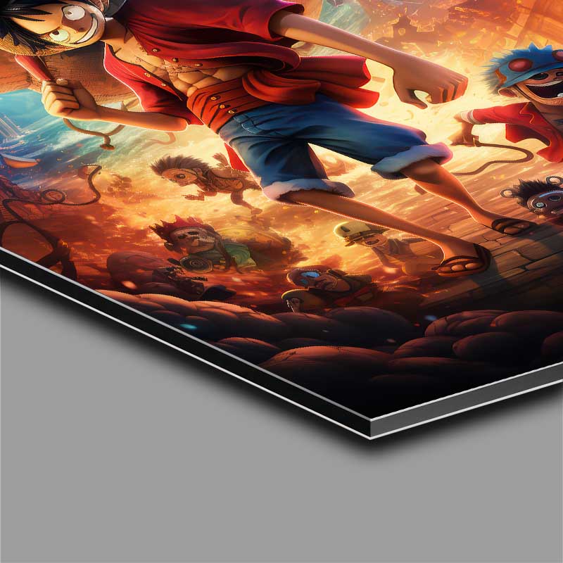 Buy Di-Bond : (Monkey D Luffy one piece ready for battle)