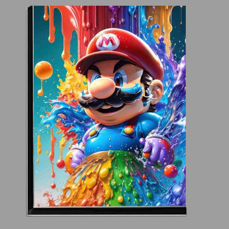 Buy Di-Bond : (Mario exploding with colours)