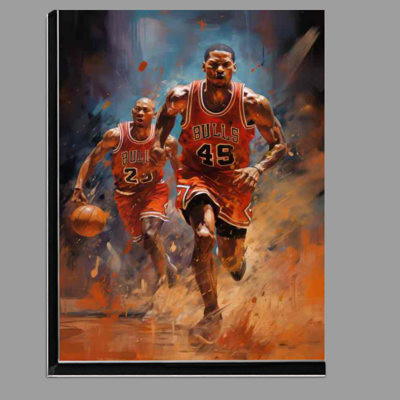 Buy Di-Bond : (Chicago bulls player in motion basketball)