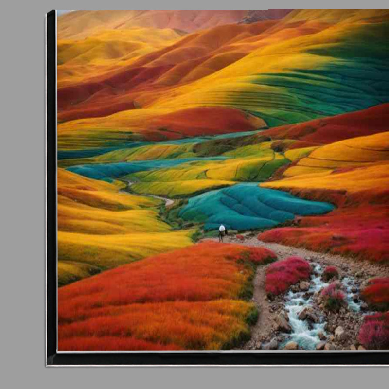 Buy Di-Bond : (Array Of Colours On The Mountain)