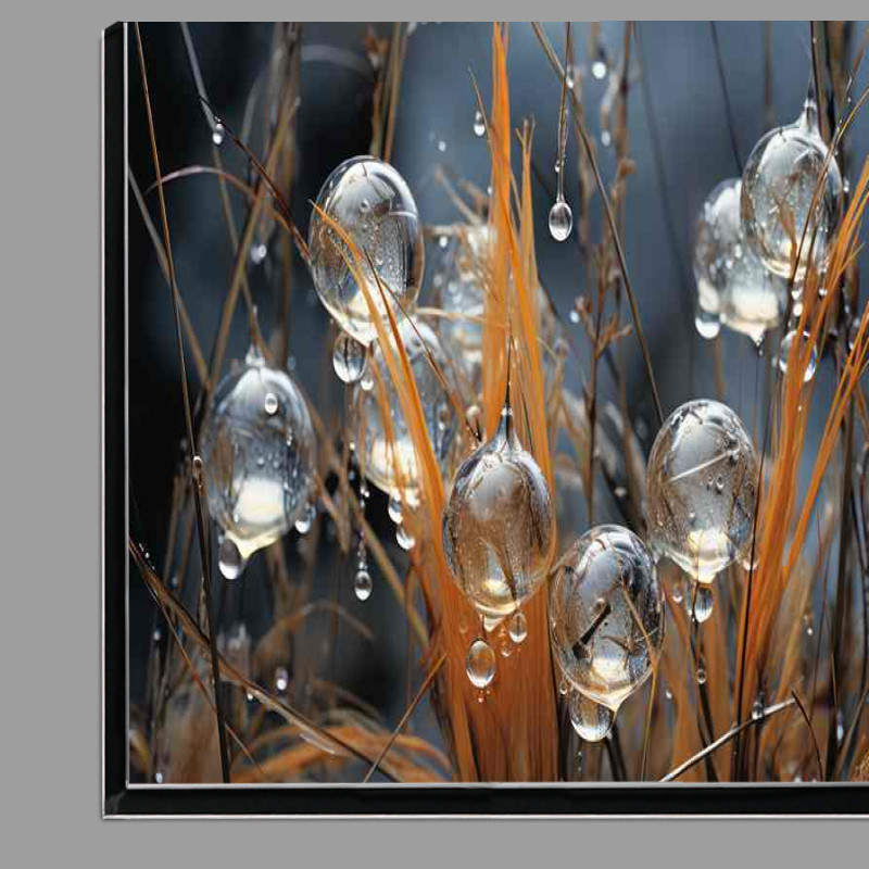 Buy Di-Bond : (Beautiful Drops Of Rain Settled On The Grass)