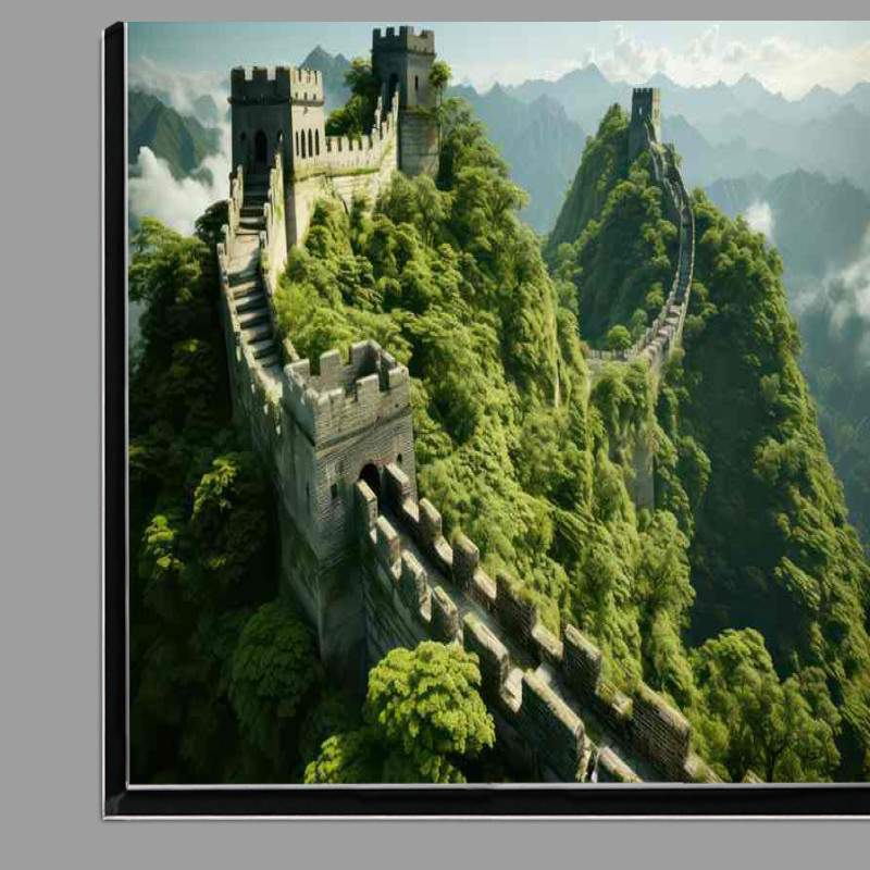 Buy Di-Bond : (Great wall of china an Arial view)