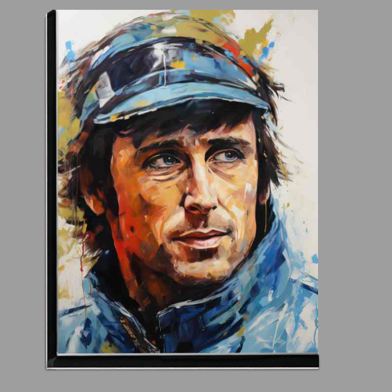 Buy Di-Bond : (Jackie Stewart Formula one racing driver portrait)