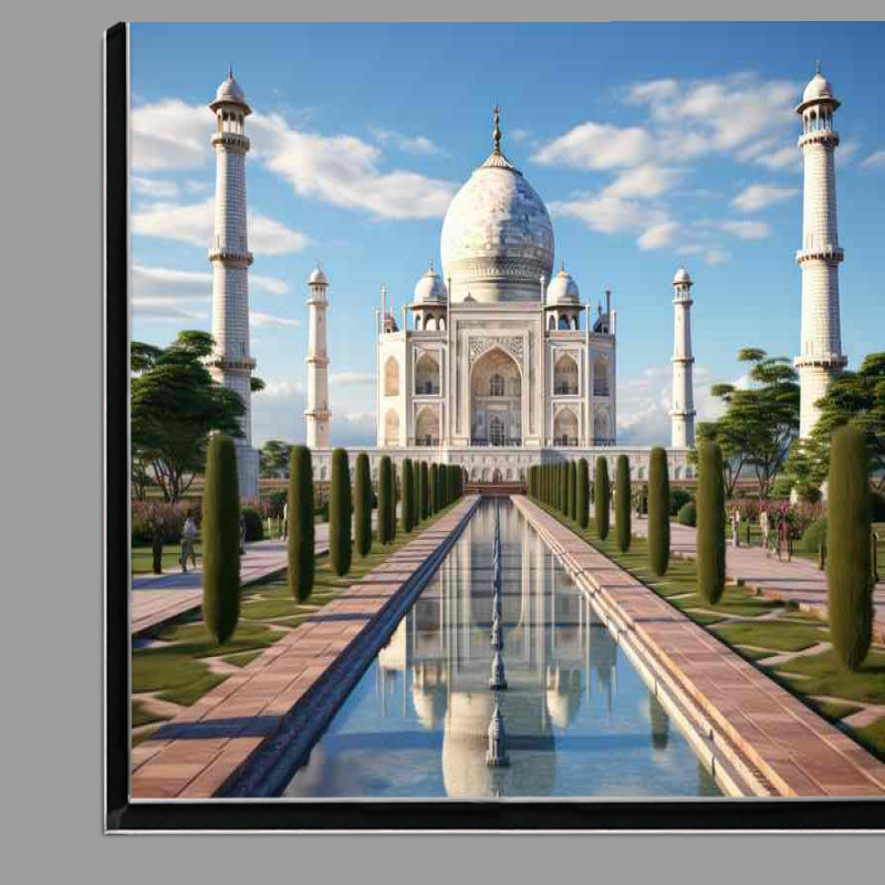Buy Di-Bond : (Taj mahal in agra with bright blue skies)