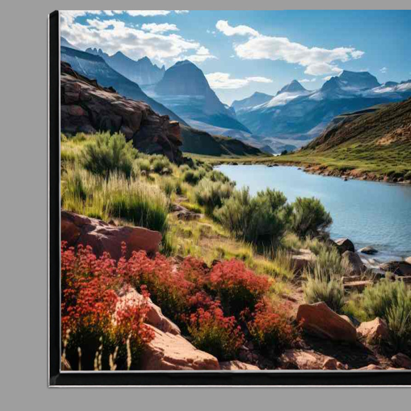 Buy Di-Bond : (The Lakes and the mountains with bright blue skys)