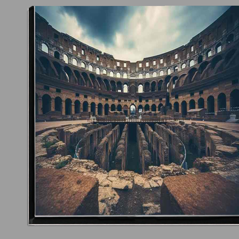 Buy Di-Bond : (The Roman coliseum in italy an amazing view from the inside)