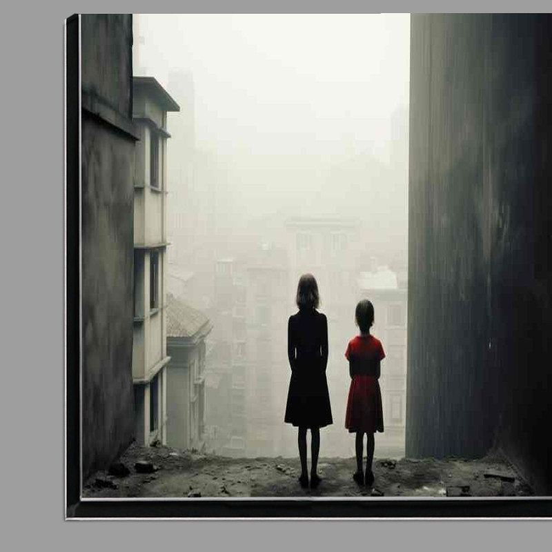 Buy Di-Bond : (Two girls standing in the city)