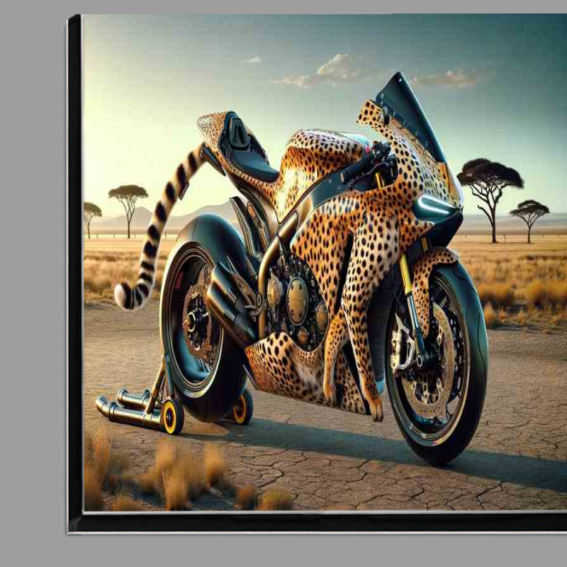 Buy Di-Bond : (Cheetah Themed Superbike On The Road)