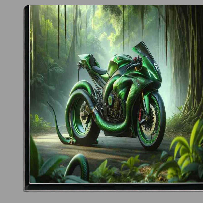 Buy Di-Bond : (Serpent Elegance Green Racing Motorcycle)