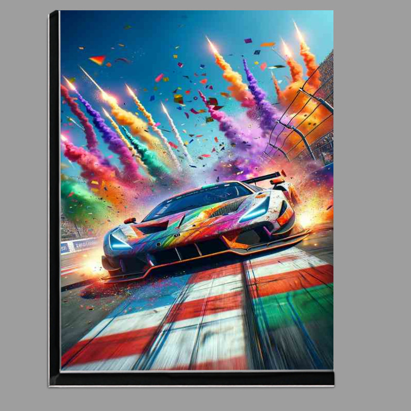 Buy Di-Bond : (Vibrant Supercar Battle with Colorful Explosions)