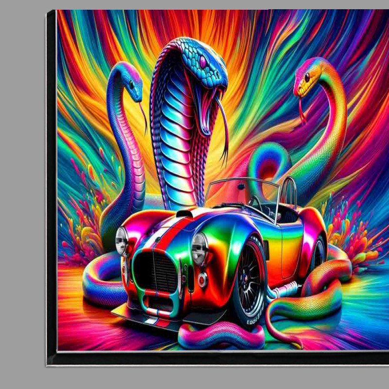 Buy Di-Bond : (Cobra Car and Serpent Display a brightly colored sports car)