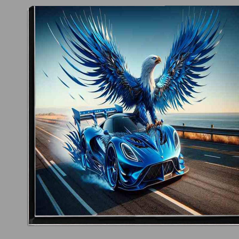 Buy Di-Bond : (Majestic Eagle Fusion Blue Sports Car Down the road)