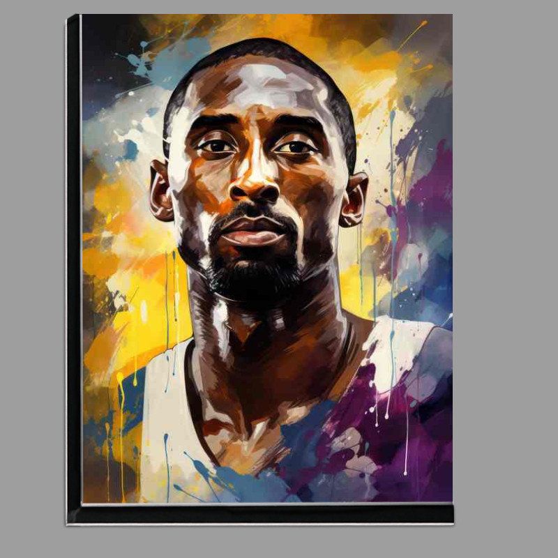 Buy Di-Bond : (Kobe bryant the lakers basketball player splash art style)