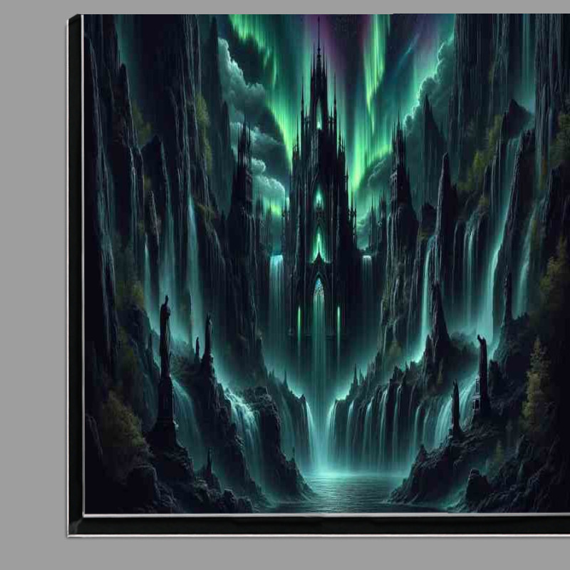 Buy Di-Bond : (Gothic Aurora Falls northern lights)