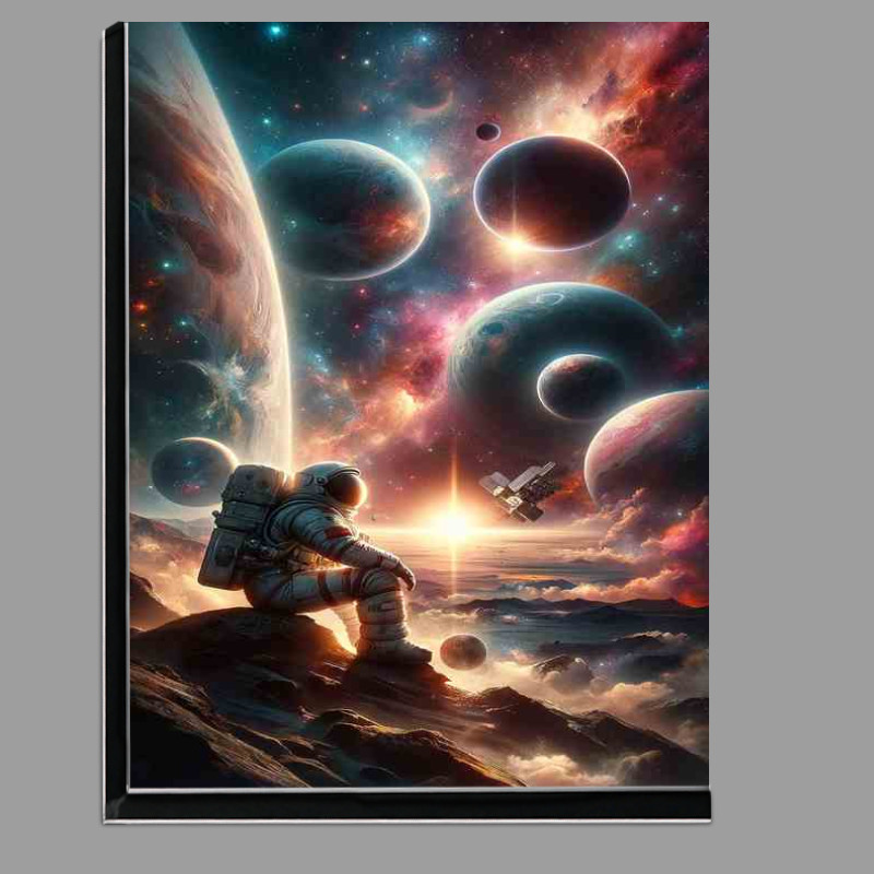 Buy Di-Bond : (Cosmic Explorer Astronaut Adventure Sci fi Artwork)