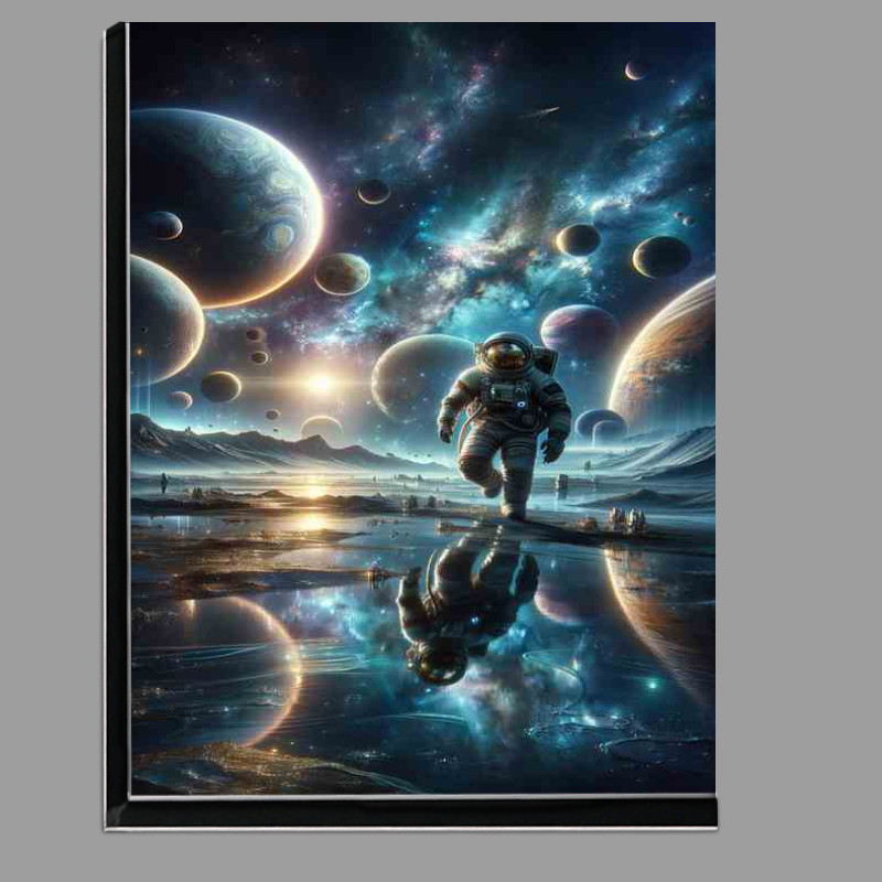 Buy Di-Bond : (Interstellar Odyssey Astronaut Cosmic Voyage Art)