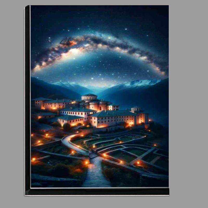 Buy Di-Bond : (Starry Night Over Mountain Monastery)