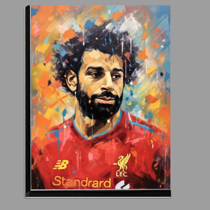 Buy Di-Bond : (Mo Salah Footballer splash art style)