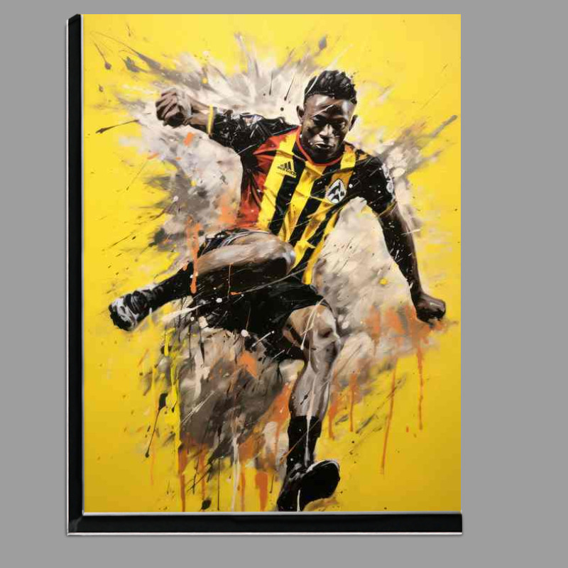 Buy Di-Bond : (Pele Footballer in a splash art style art)