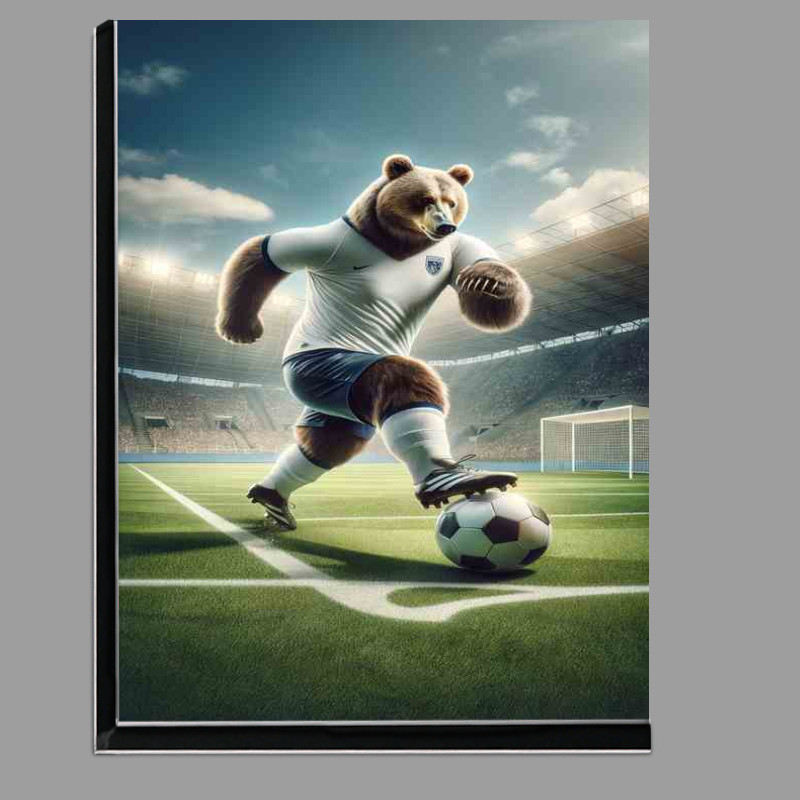 Buy Di-Bond : (Bear Playing Soccer football)