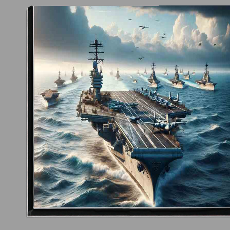 Buy Di-Bond : (Majestic WWII Aircraft Carriers at Sea)