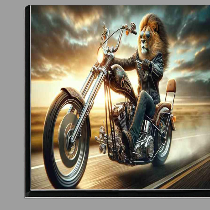 Buy Di-Bond : (Lion Riding a Chopper Down the Highway)
