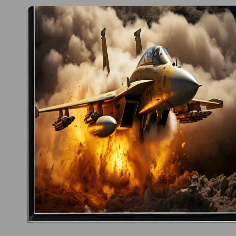 Buy Di-Bond : (Fighter jet Launches through the fire)