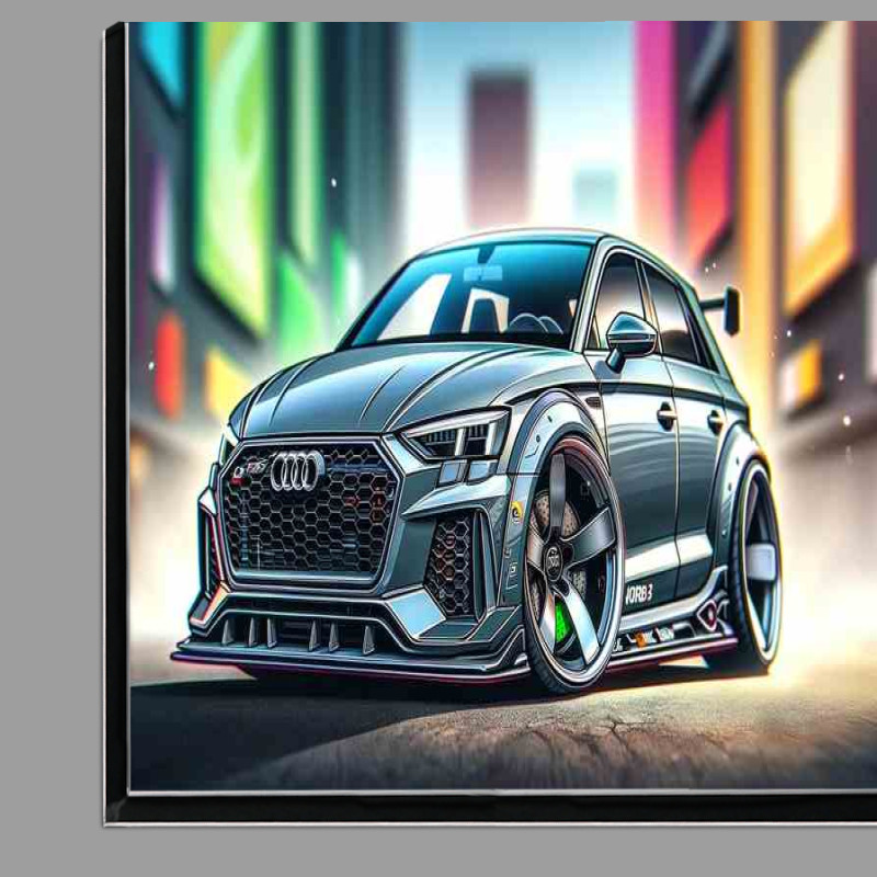 Buy Di-Bond : (Audi RS3 The car is designed with a sleek grey paint)