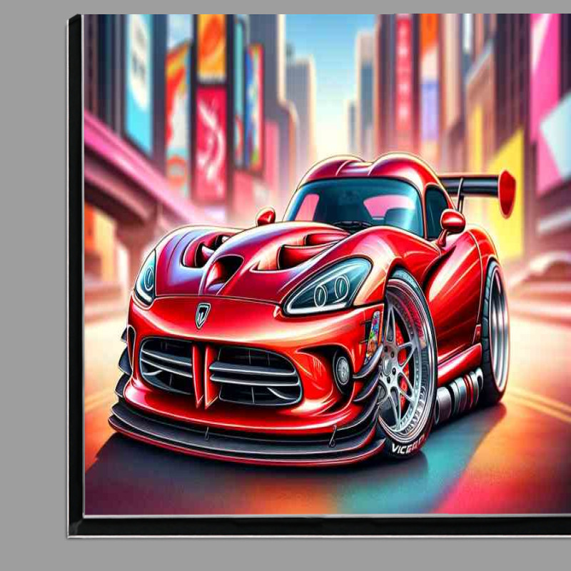 Buy Di-Bond : (Dodge Viper with extremely exaggerated features In Red)