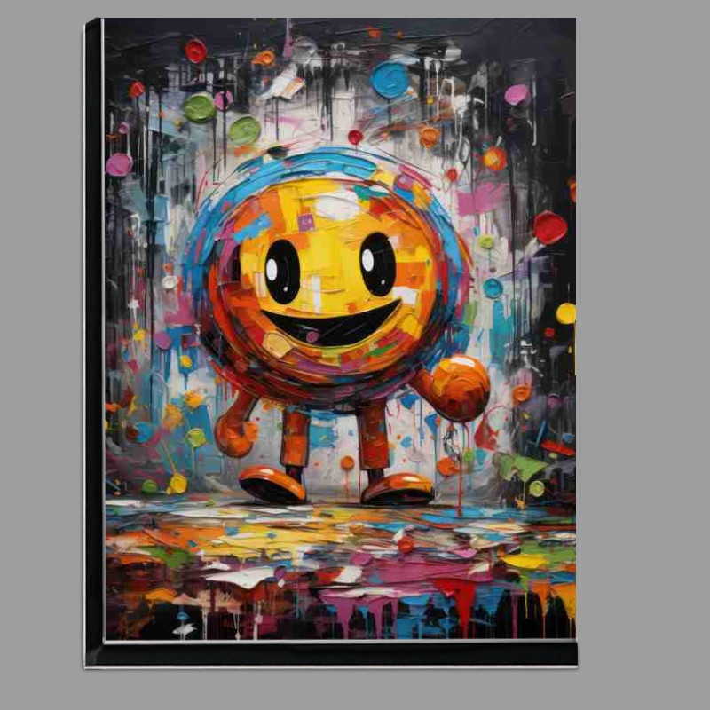 Buy Di-Bond : (Packman Splash art vibrant colours)