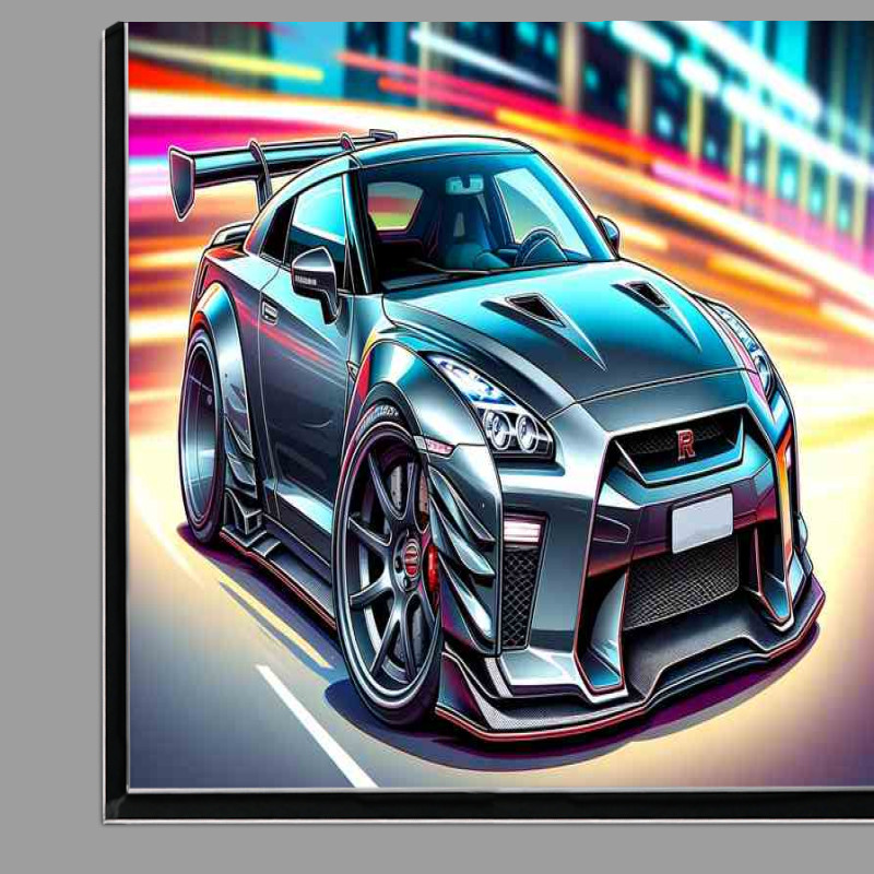 Buy Di-Bond : (Nissan GTR with extremely with a metallic gray paint job)