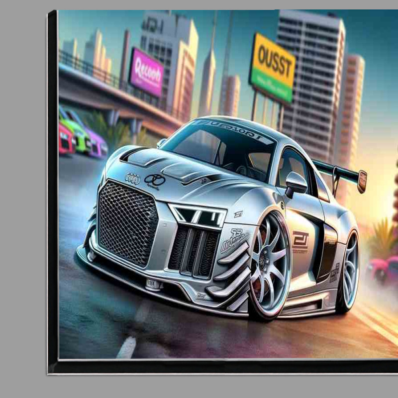 Buy Di-Bond : (Audi R8 with extremely exaggerated features in silver)