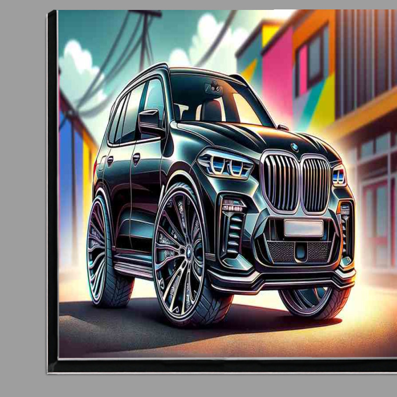 Buy Di-Bond : (BMW X5 4x4 style in black cartoon)