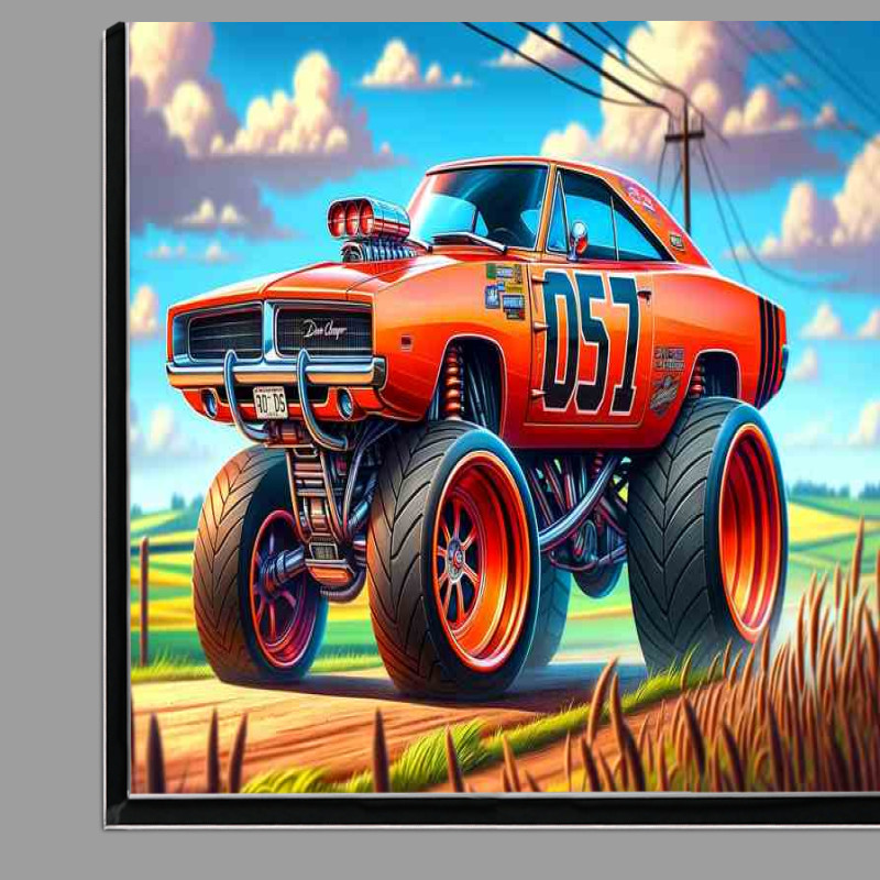 Buy Di-Bond : (Dodge Charger style in orange)