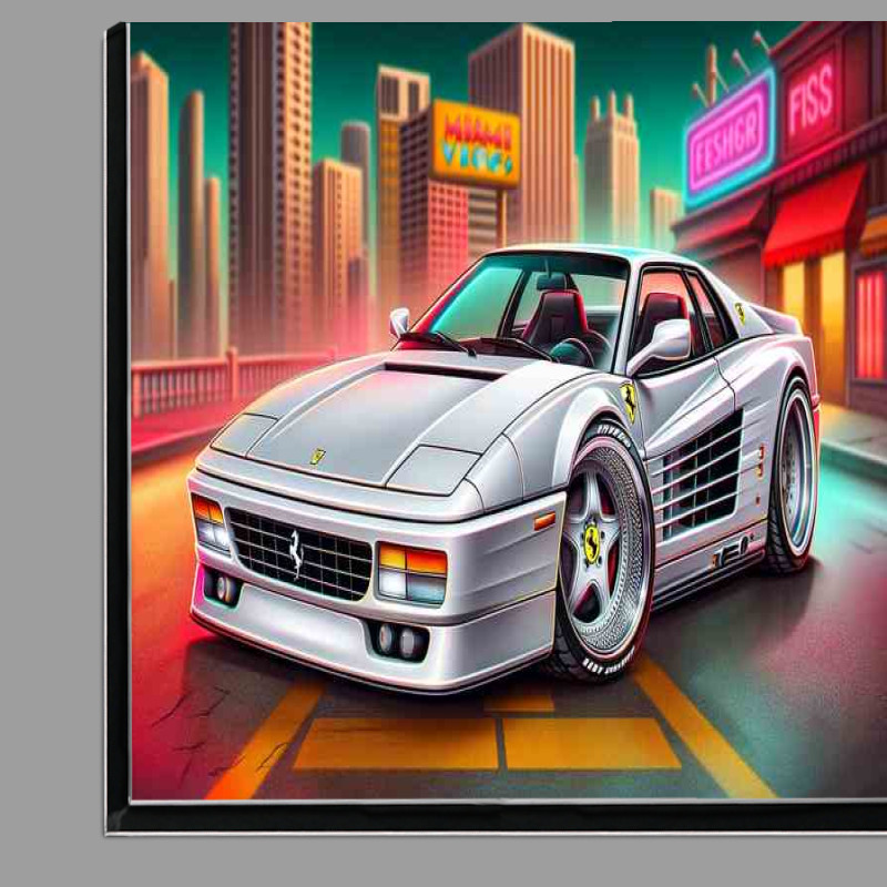 Buy Di-Bond : (Ferrari Testarossa inspired by the car from Miami Vice)