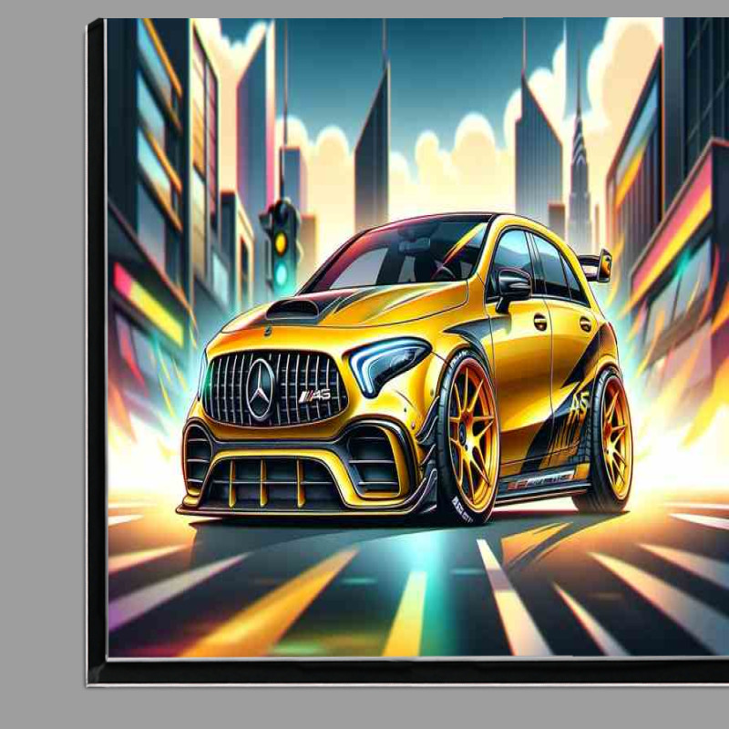 Buy Di-Bond : (Mercedes AMG A45 S style extremely exaggerated yellow paint)