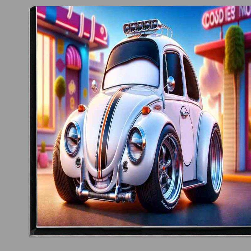 Buy Di-Bond : (Volkswagen Beetle style painted in white)