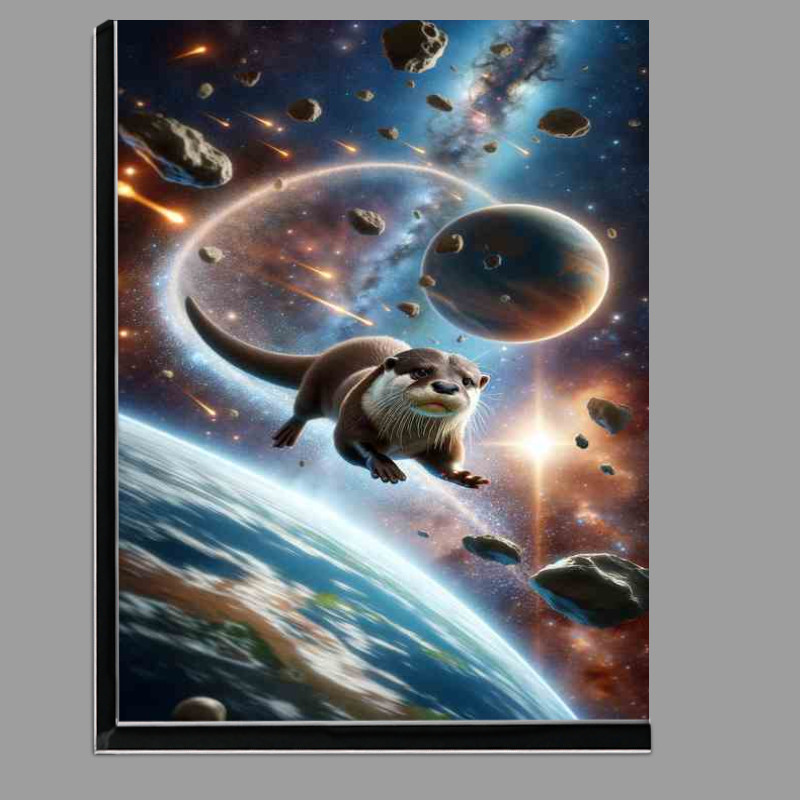 Buy Di-Bond : (Orbiting Otter in Starry floating along a stream of stars)