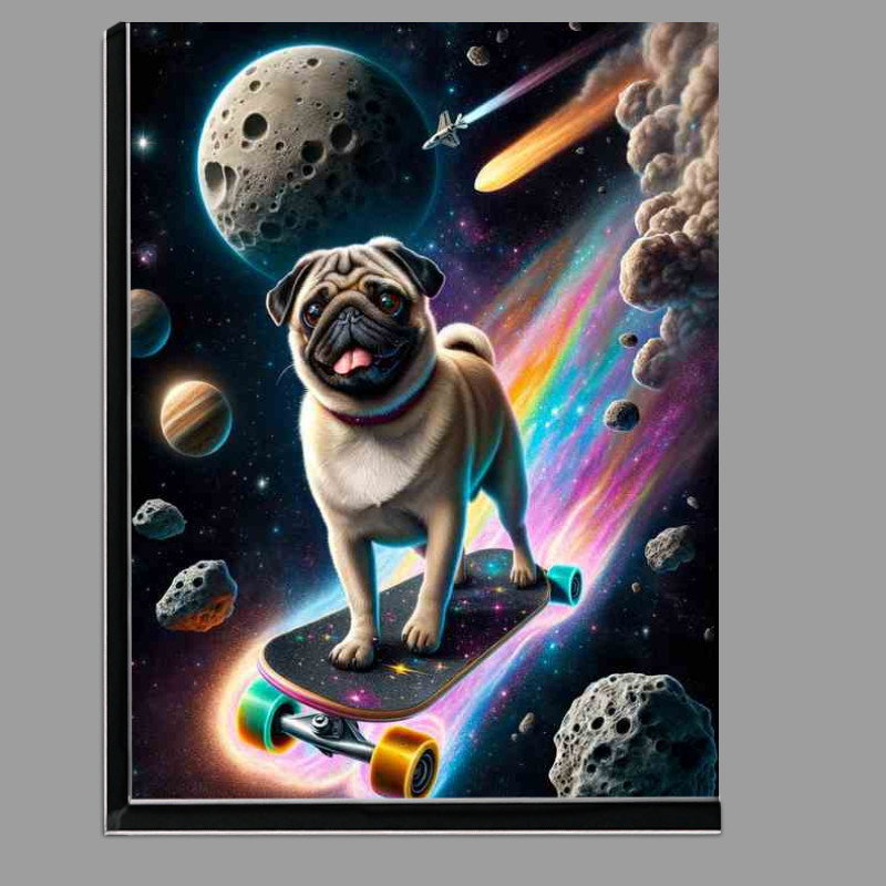 Buy Di-Bond : (Space Pug on a Cosmic Skateboard)