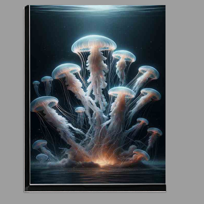 Buy Di-Bond : (Radiant Jellyfish Ballet performing an underwater ballet)