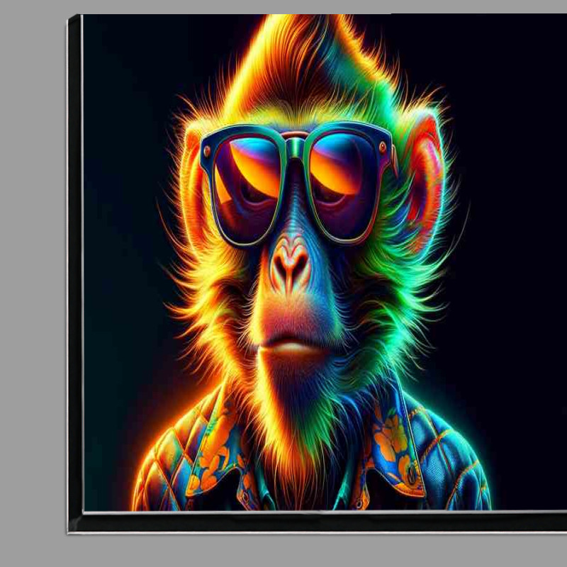 Buy Di-Bond : (Stylish Primate Neon Colored Monkey)