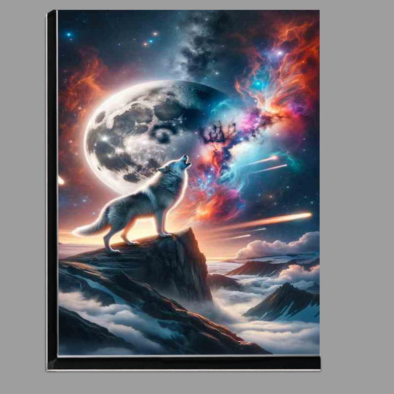 Buy Di-Bond : (Lunar Wolf Howling at Cosmic Phenomena)