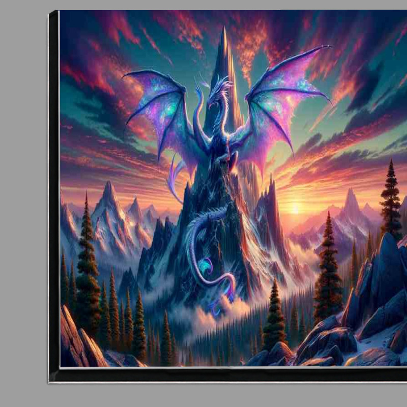 Buy Di-Bond : (Mystical Dragons Peak with iridescent scales)