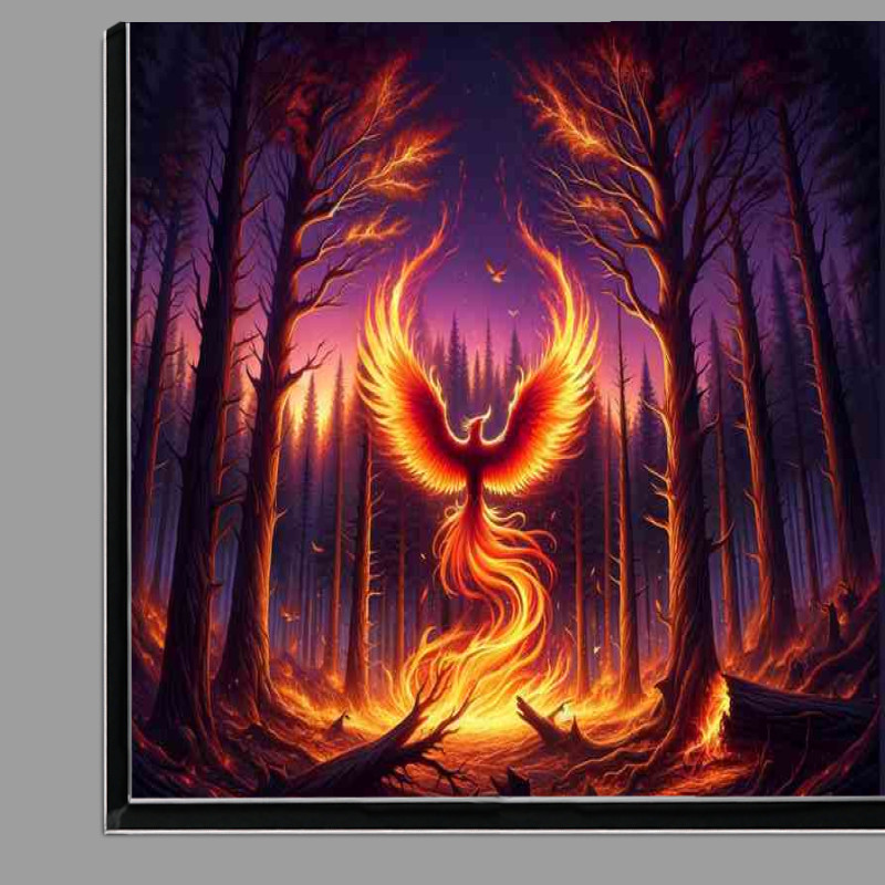 Buy Di-Bond : (Phoenix Rebirth in a twilight forest)
