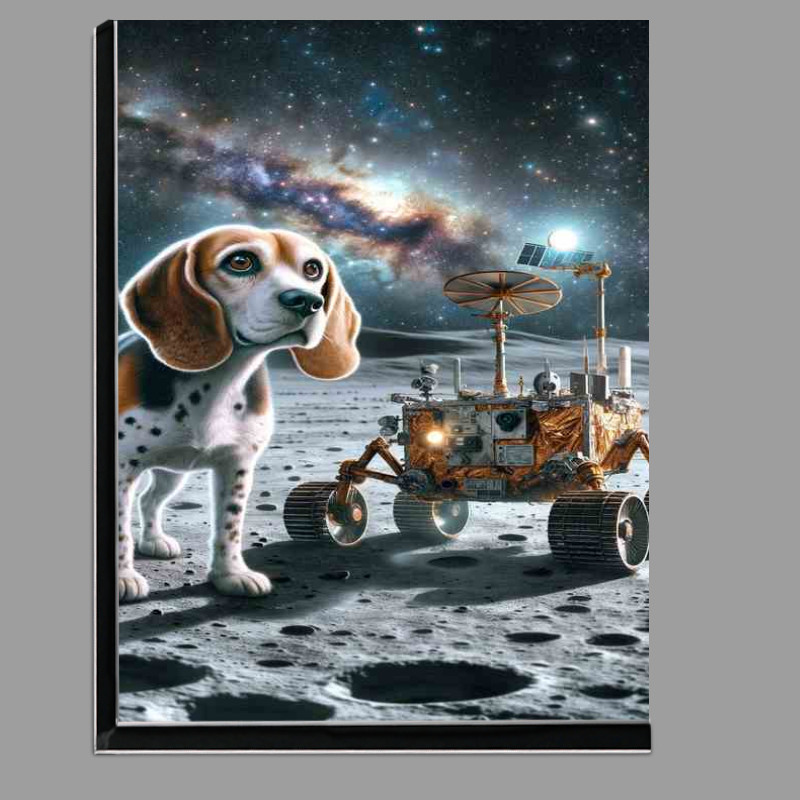 Buy Di-Bond : (Astronomical Beagle Discovering a Moon Rover)