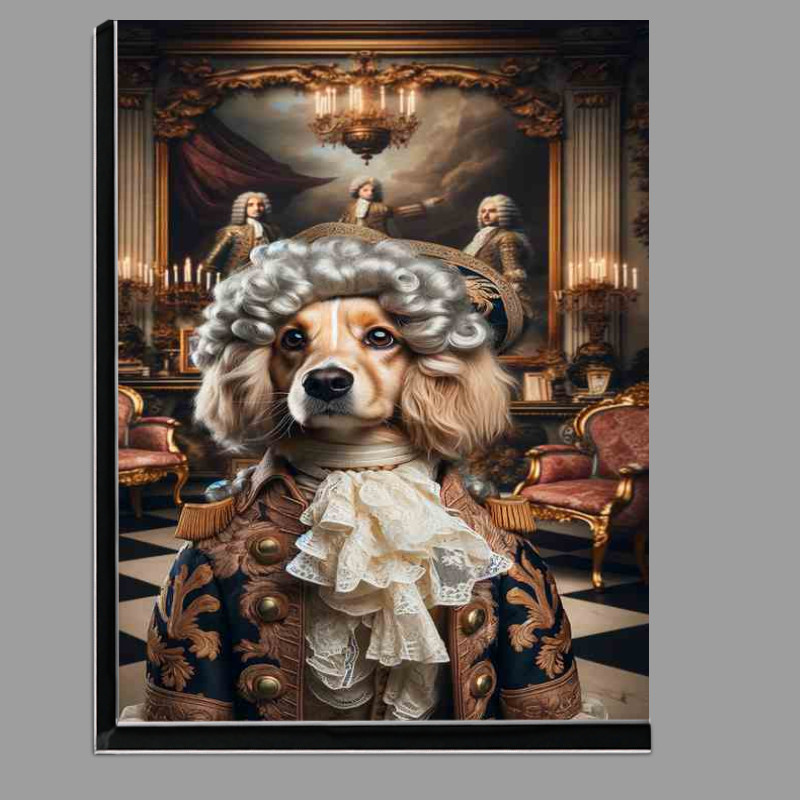 Buy Di-Bond : (Regal Dog in Baroque Aristocrat Attire)