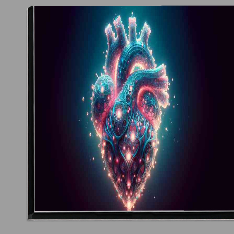 Buy Di-Bond : (Enigmatic Love Heart Crystal Illumination Art)