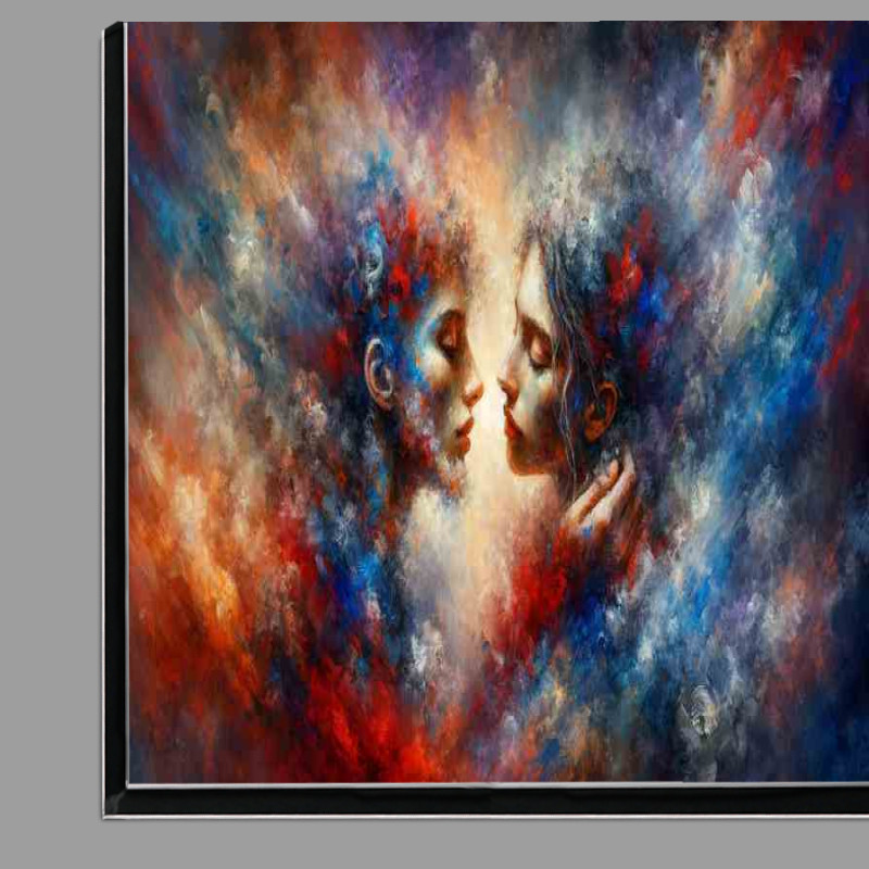 Buy Di-Bond : (Romantic Female Couple Love Artistic Representation)