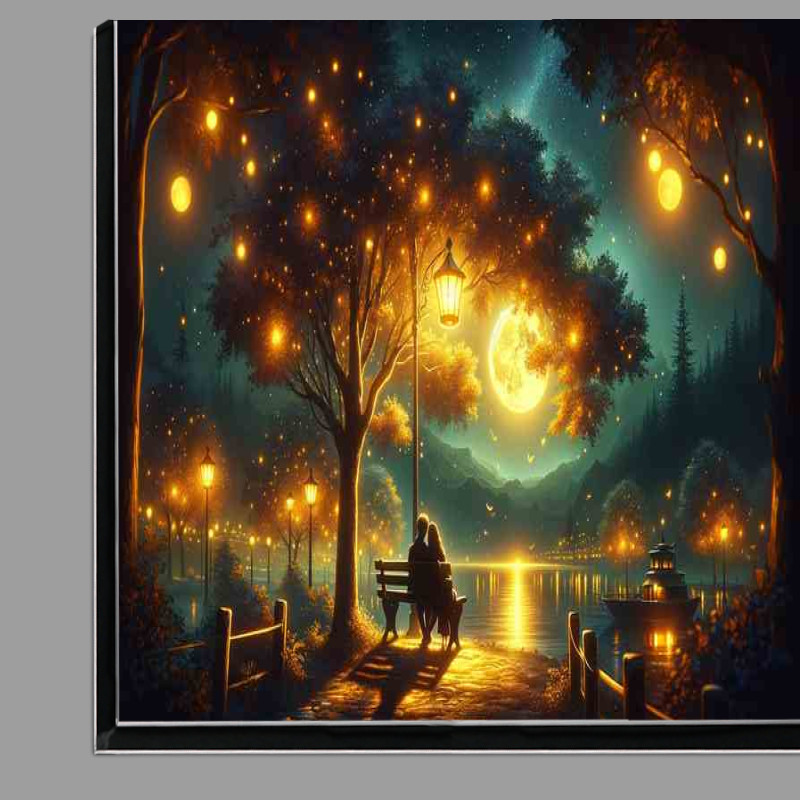 Buy Di-Bond : (Romantic Moonlight Serenade loves Digital Art)